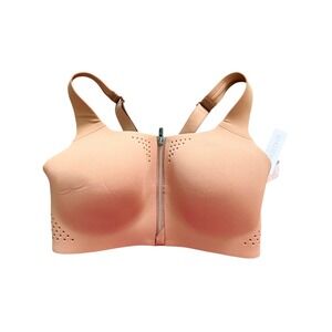 Victoria's Secret Featherweight Max Front-Close Sports Bra Tan Nude 34DDD Active